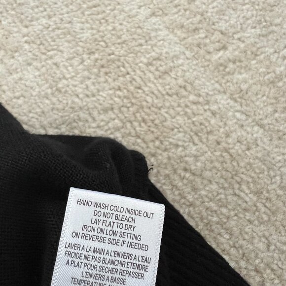 Bobeau Open Front Black Knit Cardigan 2X - Picture 10 of 10